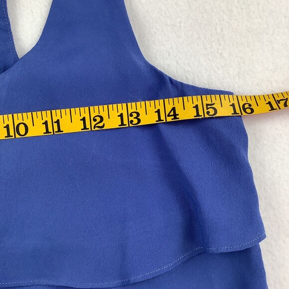 Lush Dress Women’s Small Periwinkle Blue Layered Ruffles‎ Sleeveless Summer - Picture 8 of 16